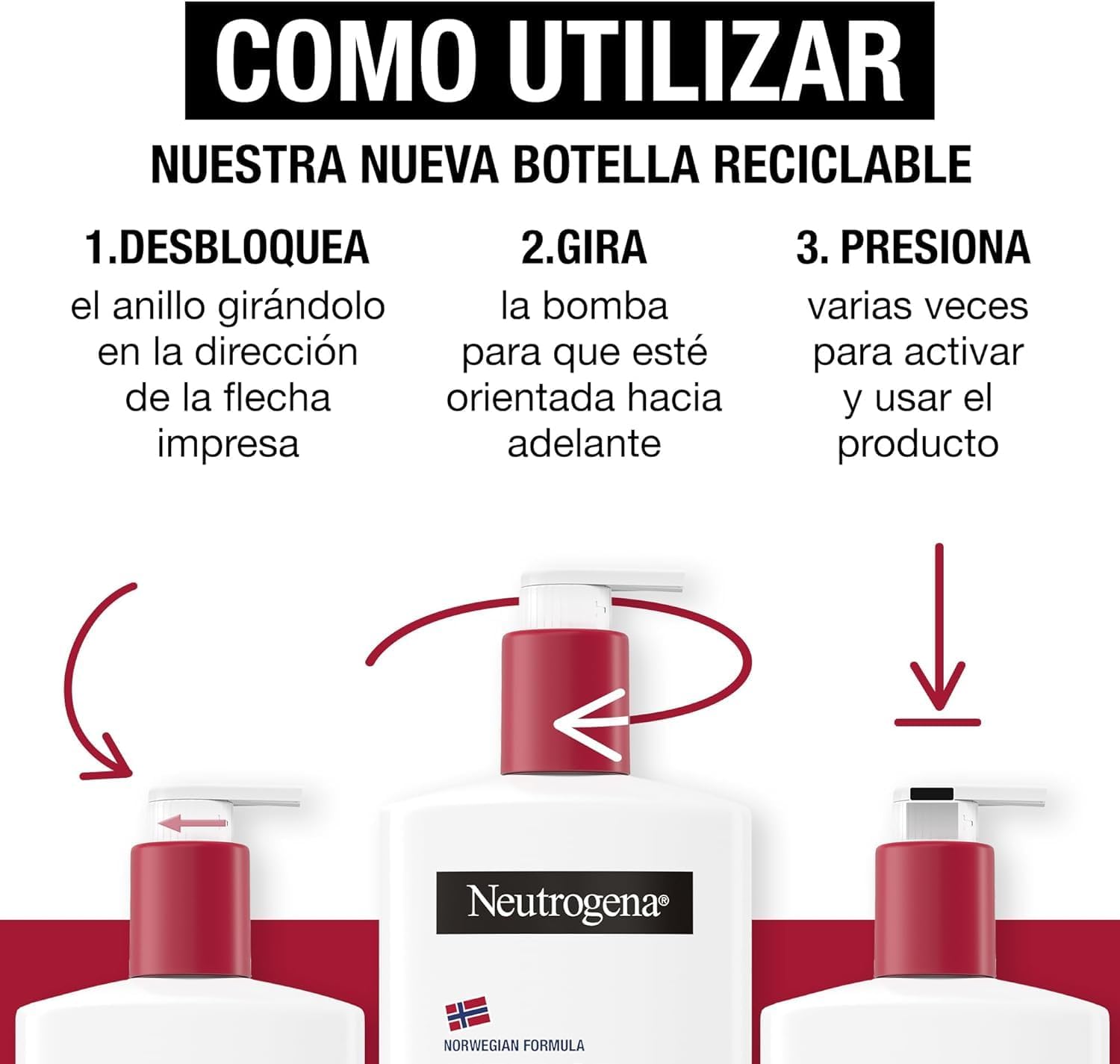 Thumbnail 5 de Neutrogena Fórmula Noruega Loción CICA 2x750 ml 🌿 Hidratación intensa