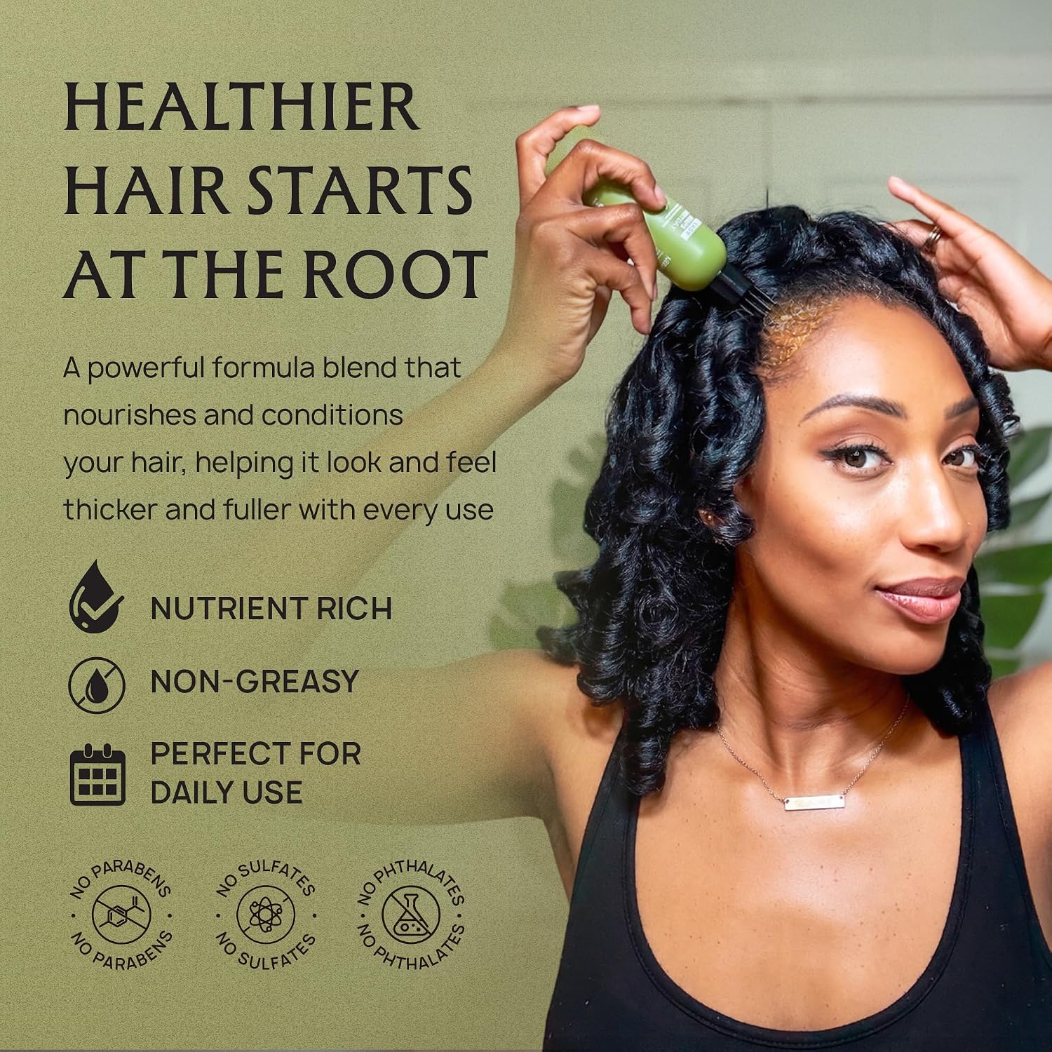 Detalle de Lebanta Batana Oil for Hair - 100% Pure & Natural Blend for Thicker, Stronger-Looking Hair