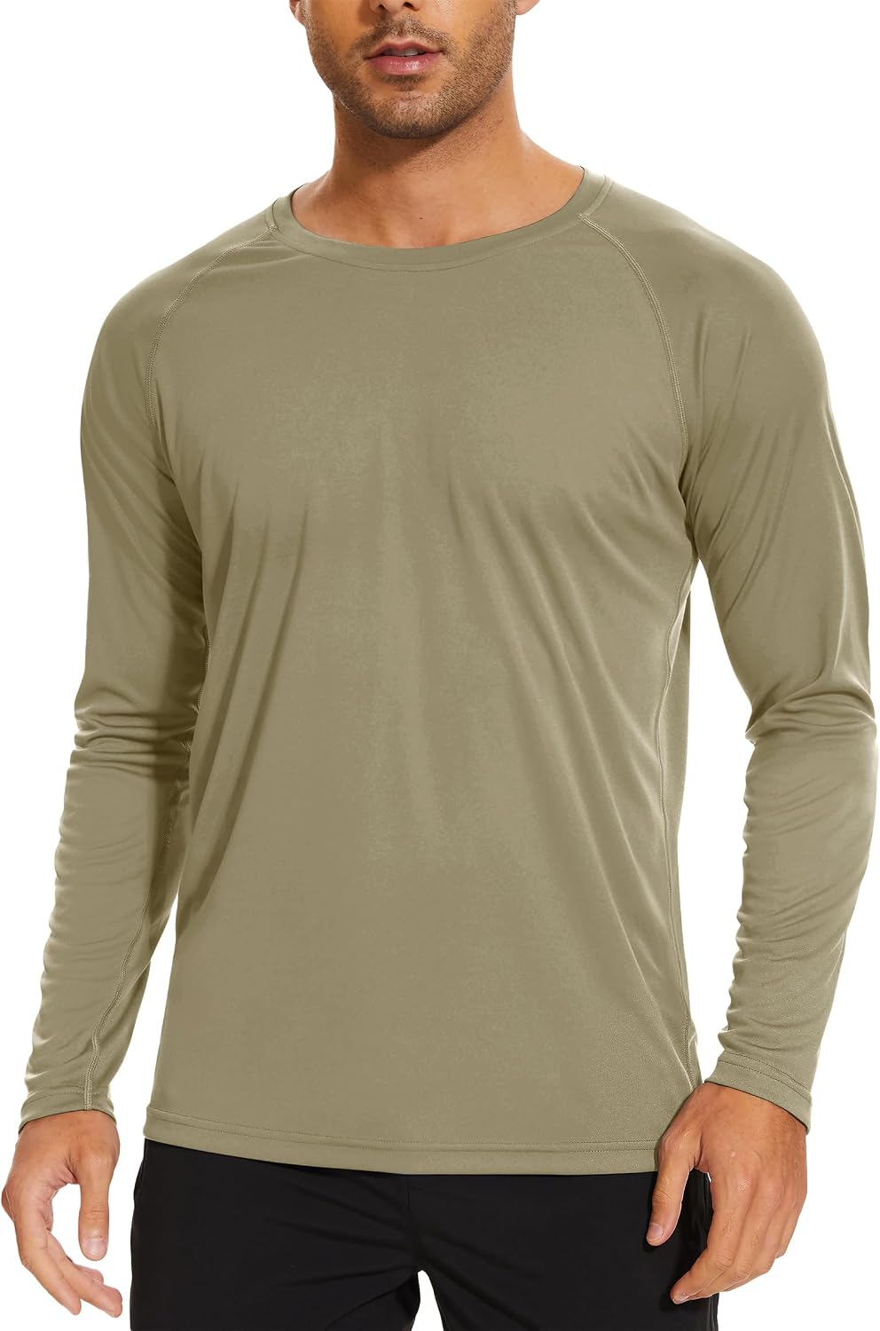 Detalle de TACVASEN Camiseta Manga Larga UV UPF 50+ Turquesa S