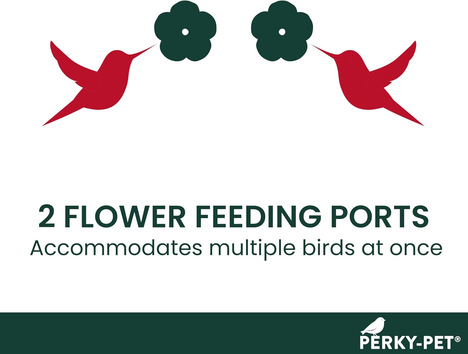 Detalle de Perky-Pet 455-2 Window-Mounted Glass Hummingbird Feeder, Red, 14 oz