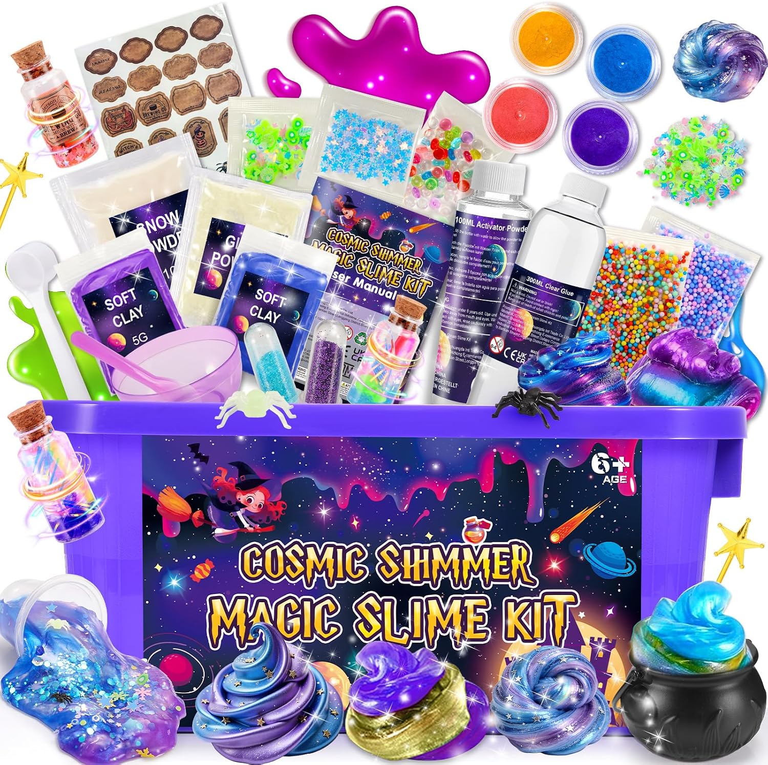 Detalle de Hapikids Slime Kit Lavoretti Creativi 77 pezzi