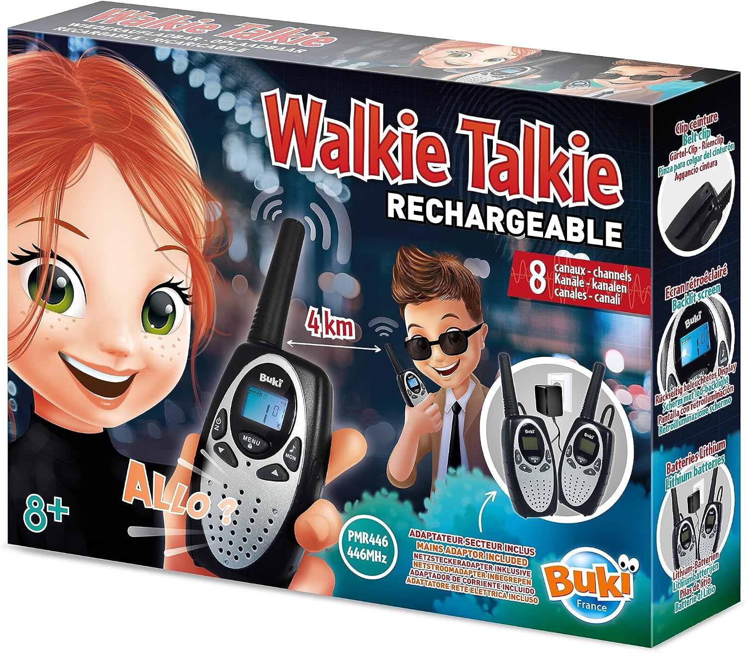 Thumbnail 4 de Buki TW03 Walkie talkie junior vert : simple, sûr et amusant pour les tout-petits
