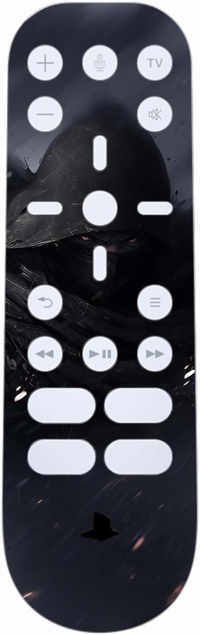 Detalle de playvital Full Set Skin Decal for PS5 Digital Edition (Shadow Assassin) – console, controller & more