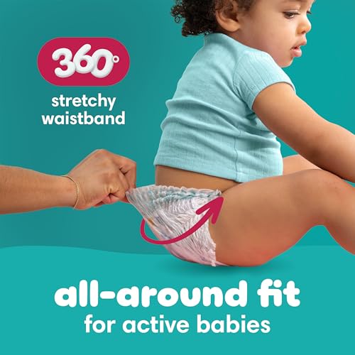 Detalle de Pampers Cruisers 360° Diapers, Size 5 (100 Count) with 360° Stretch, Leakproof Fit