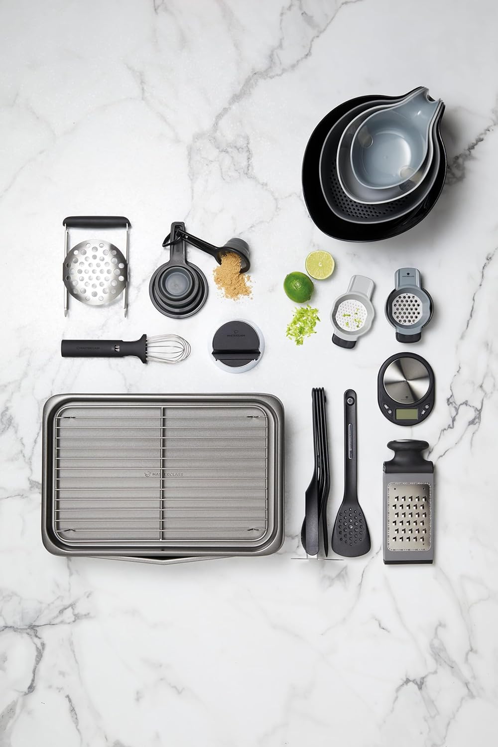 Thumbnail 1 de MasterClass Smart Space Stacking - Ensemble de cuisson 7 pièces antiadhésif, sans PTFE/PFOA/BPA, livré dans une boîte cadeau