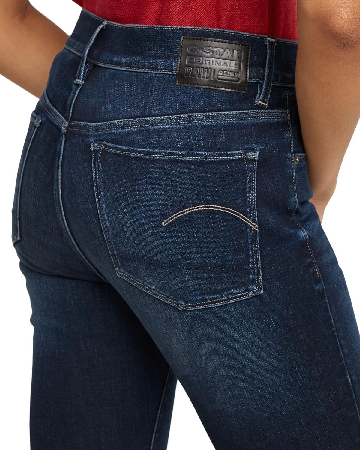 Detalle de G-STAR Damen 3301 Skinny Jeans – High-Waist Skinny Fit