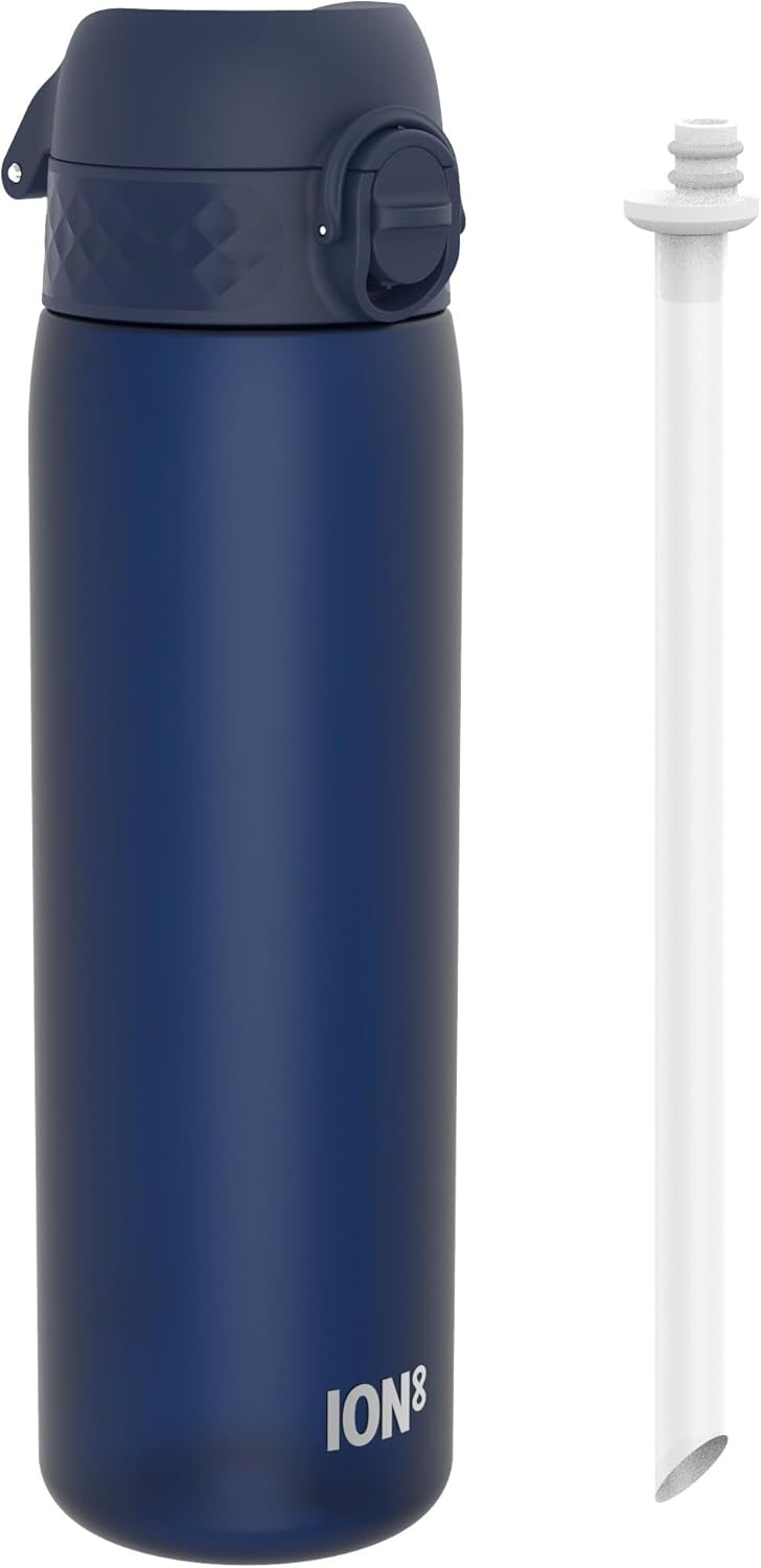 Detalle de Ion8 Gourde Paille 500 ml – Étanche, facile à ouvrir et lavable au lave-vaisselle