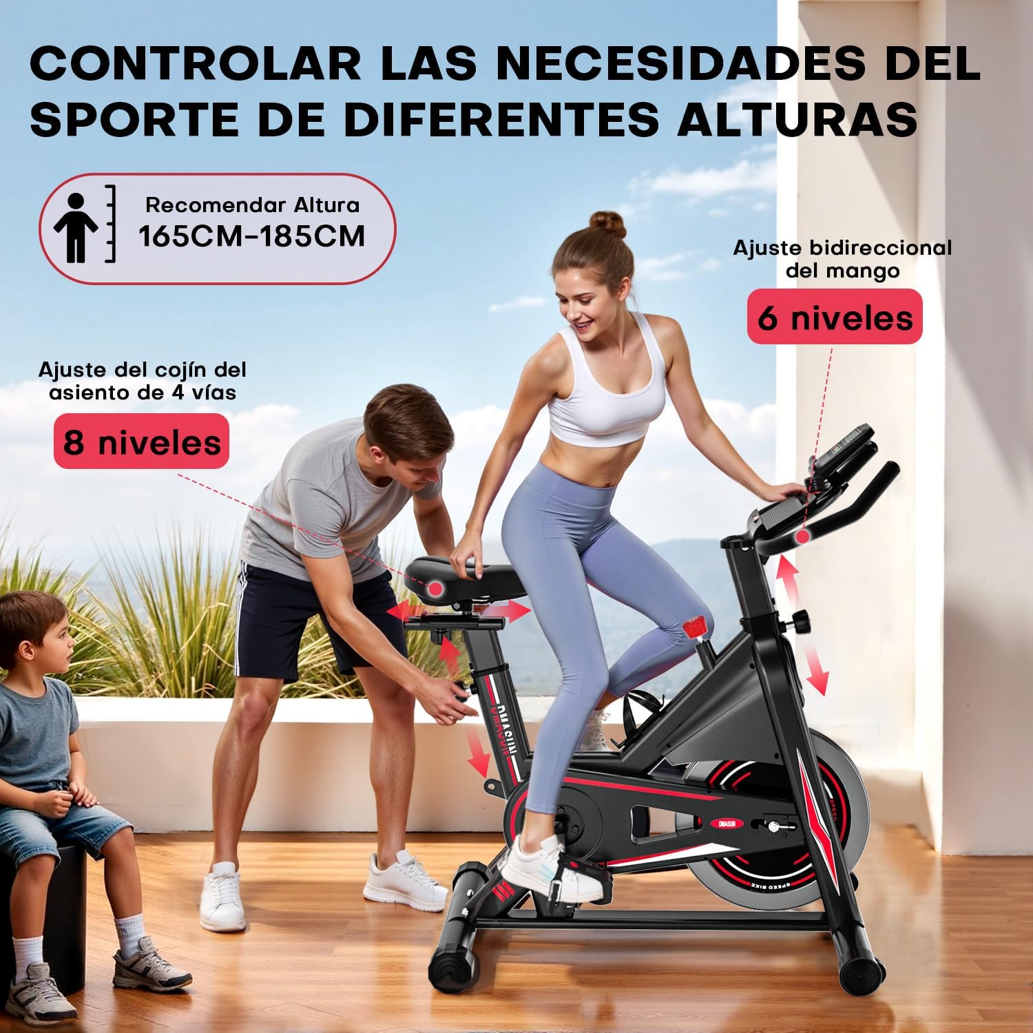 Thumbnail 5 de DMASUN Bicicleta Estática 160 kg