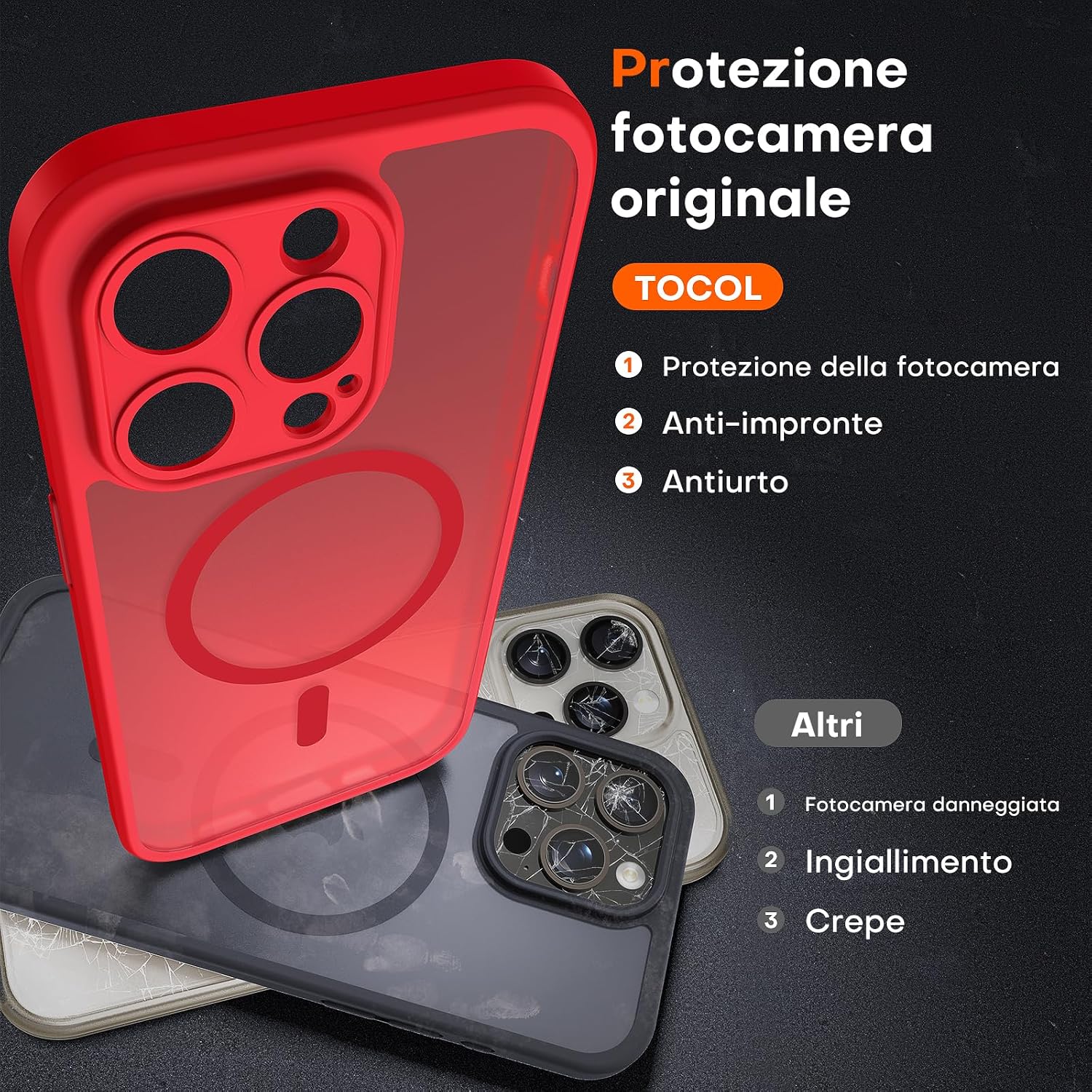 Thumbnail 4 de TOCOL Cover Magnetica iPhone 13 Pro Max 6,7