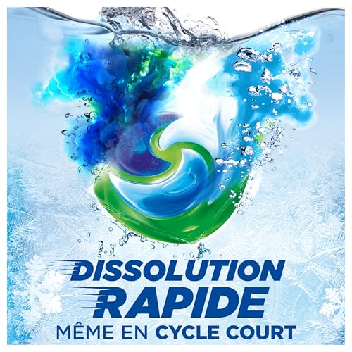 Detalle de ARIEL PODS 4en1 Alpine – Lessive en Capsule, 88 Lavages (2×44) – Efficace à froid
