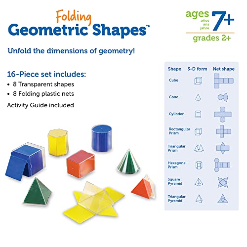 Thumbnail 6 de Learning Resources Formas Geométricas Plegables — Set 8 figuras 🎓