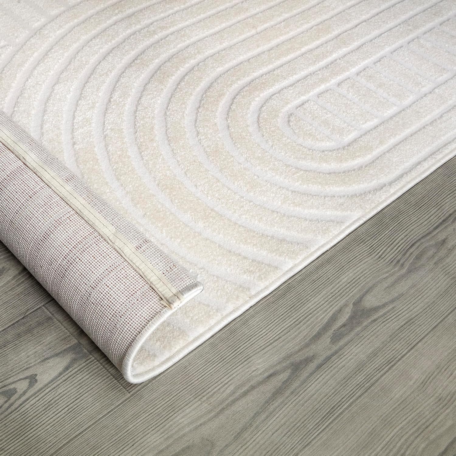 Detalle 2 de Paco Home Tapis Crème 160x220 cm