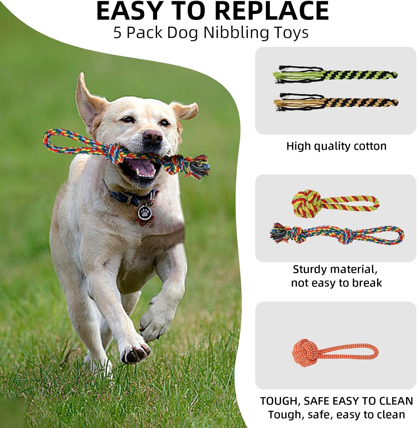 Thumbnail 4 de WOVTE Flirt Pole for Dogs – Extendable, Indestructible Teaser Pole for Outdoor Training