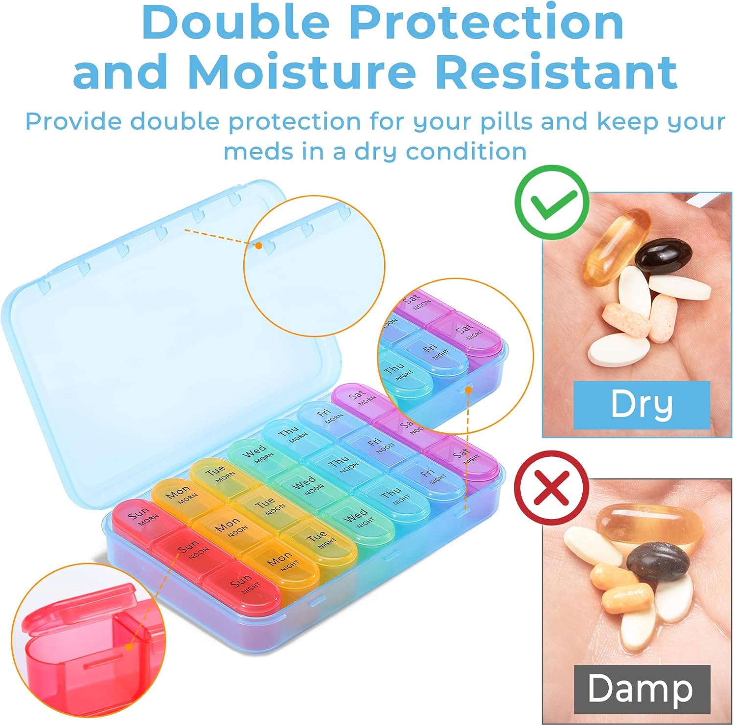 Thumbnail 6 de Daviky Pill Organiser, 7-Day