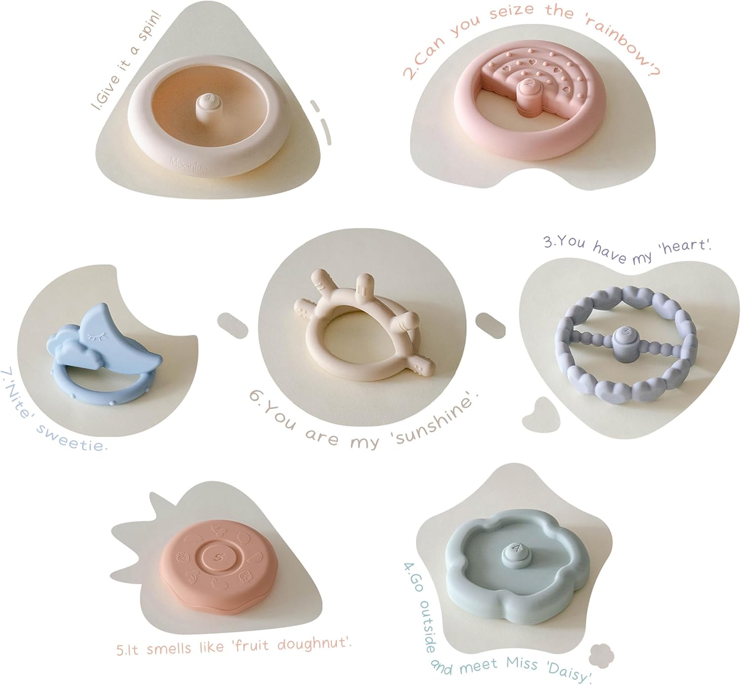 Thumbnail 6 de Moonkie Stacks of Circles 7-piece stacking toy