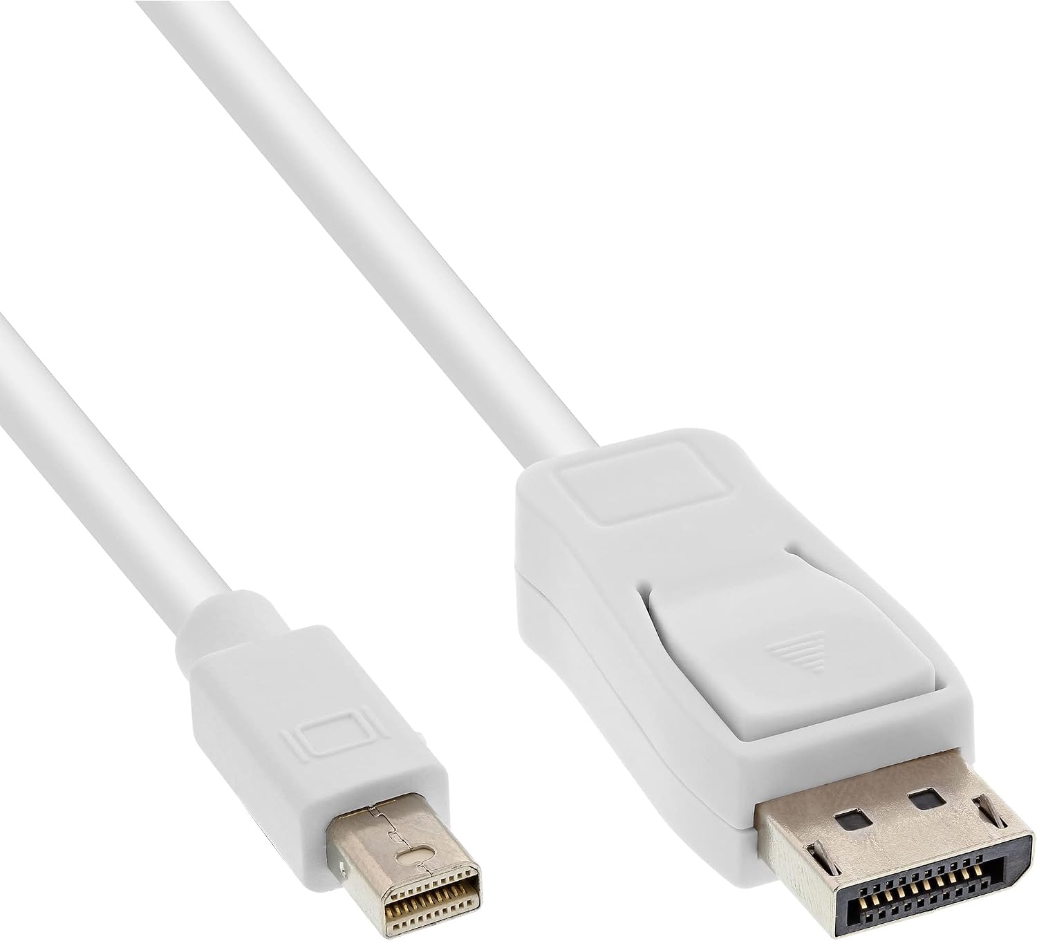 Detalle de InLine 17134 mini DisplayPort till DisplayPort-kabel, 0,5 m, svart