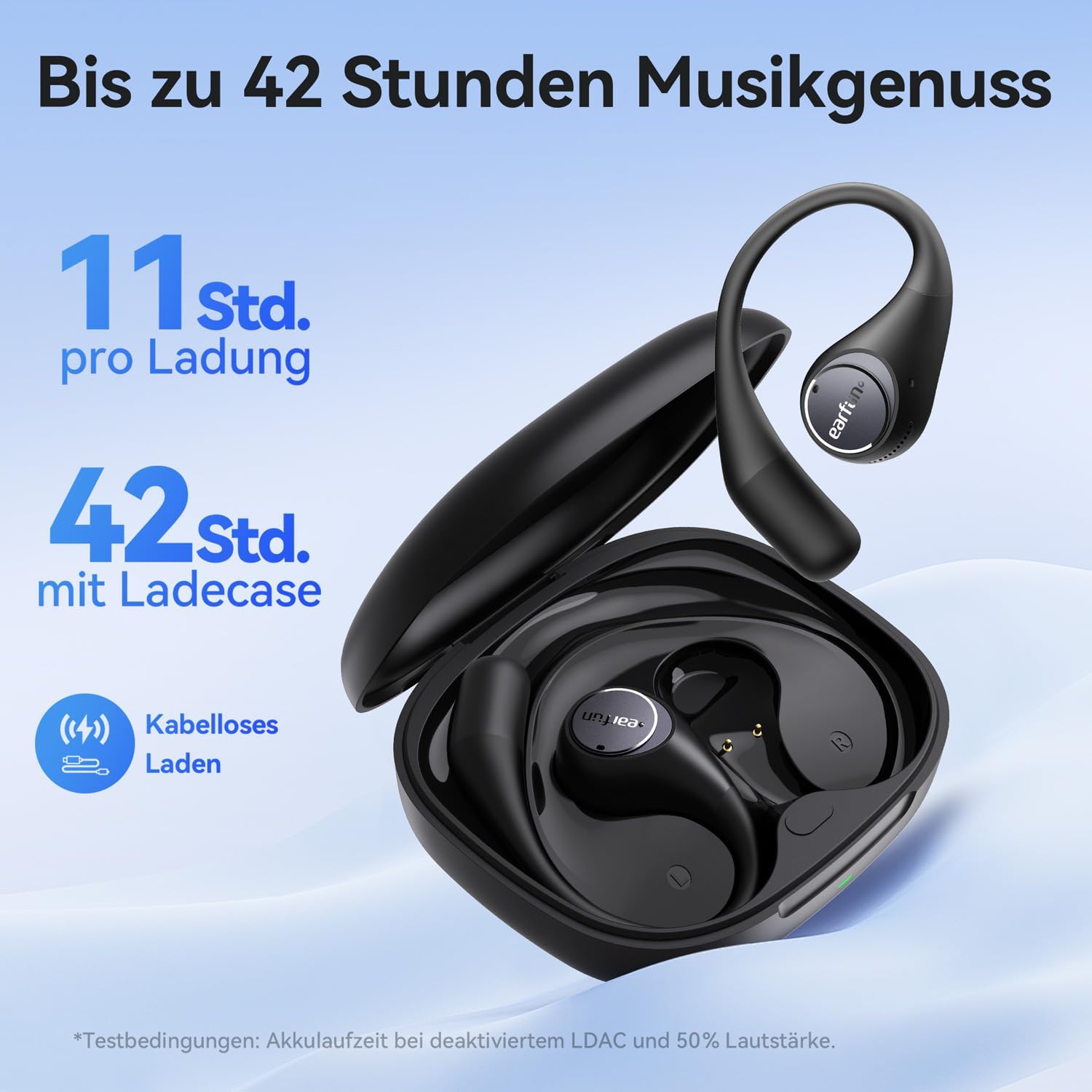 Thumbnail 4 de EarFun OpenJump Open‑Ear Kopfhörer 42 Std