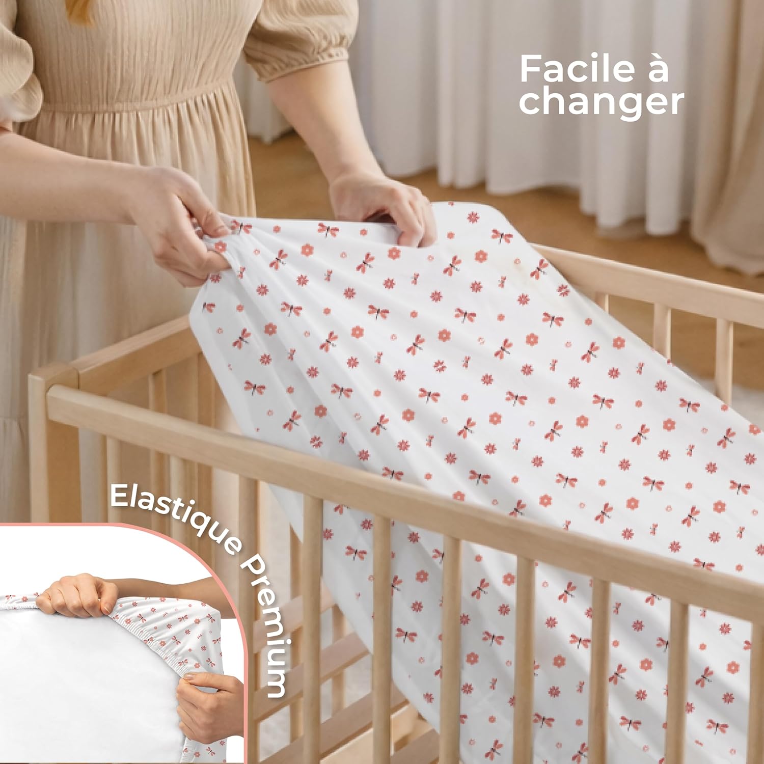 Thumbnail 5 de Dreamzie Drap housse 70x140 cm bébé