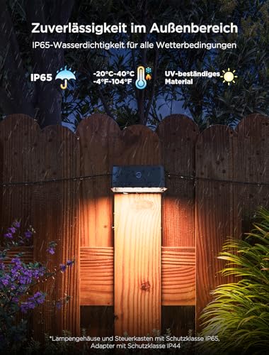 Detalle de Lumière extérieure Govee RGBIC IP65 🌟