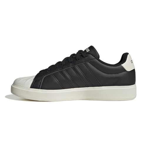 Detalle de Adidas Uomo Streettalk Shoes - Core Black/Core Black/Off White, 40 EU