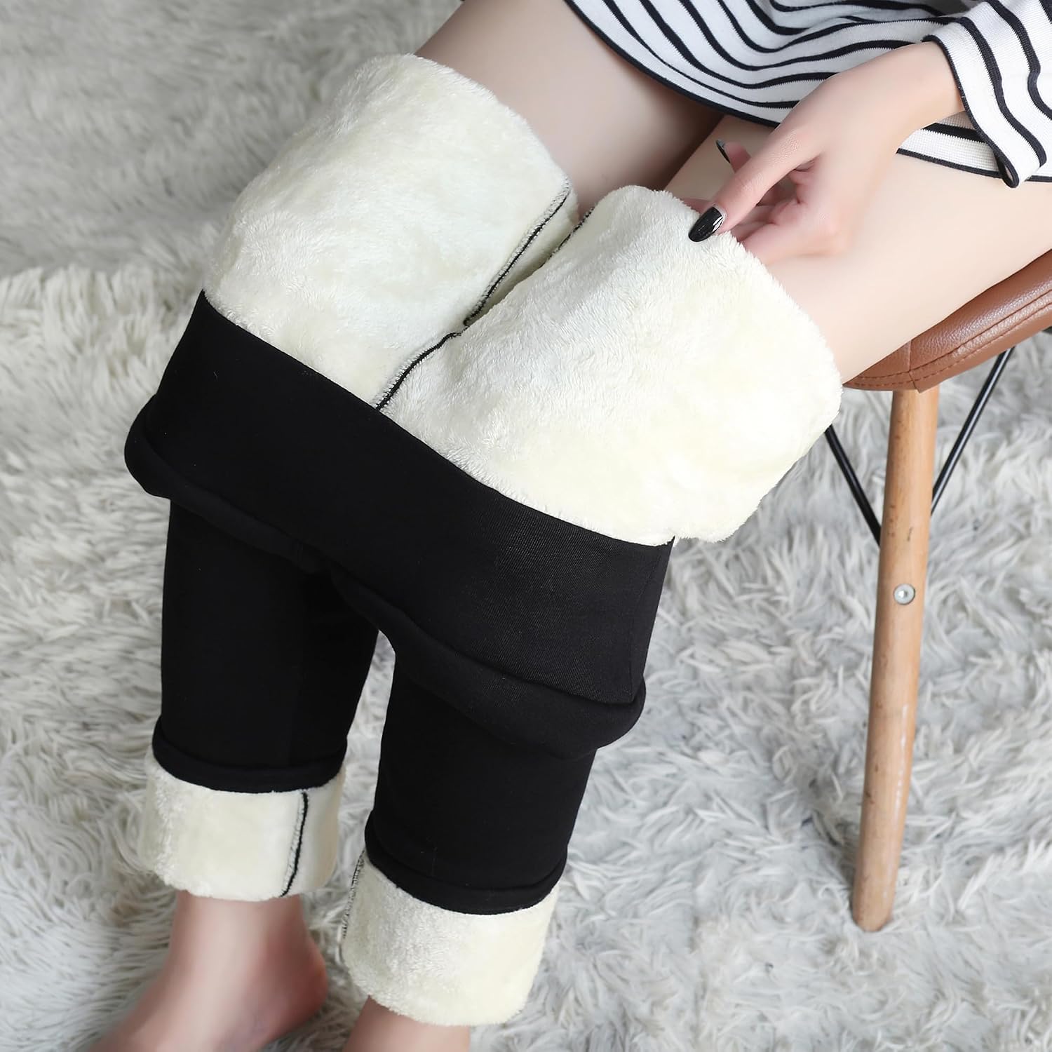 Thumbnail 6 de Hixiaohe Sherpa Fleece Lined Leggings