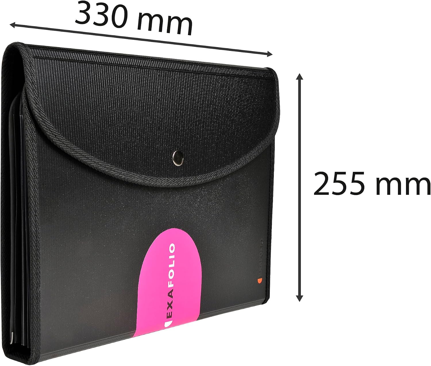 Thumbnail 6 de Exacompta 55834E Premium Exafolio – 6 Fächer DIN A4 Konferenzmappe, Druckknopfverschluss, integrierter Block (Schwarz)
