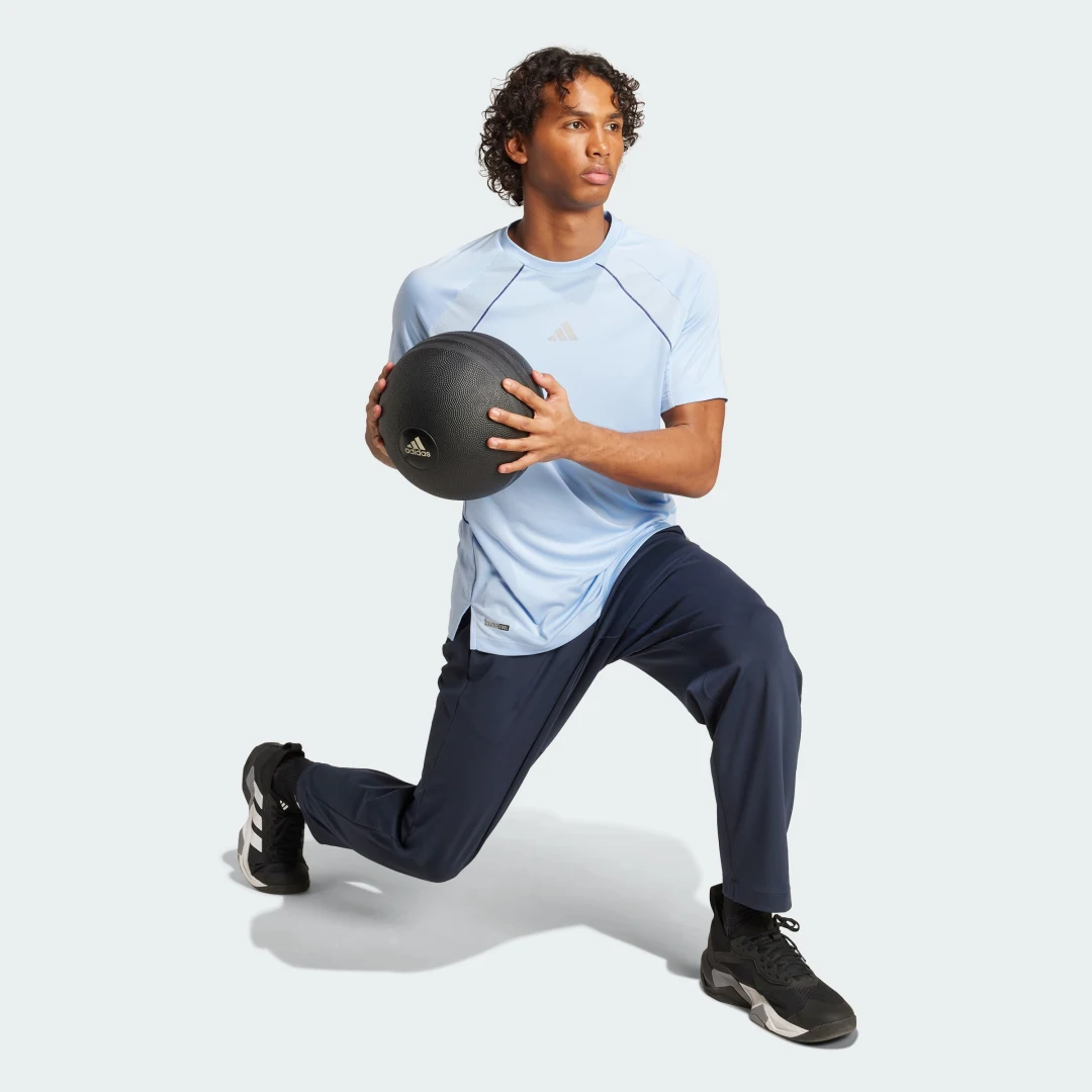 Detalle de Camiseta Adidas Tech Apparel CLIMACOOL – azul