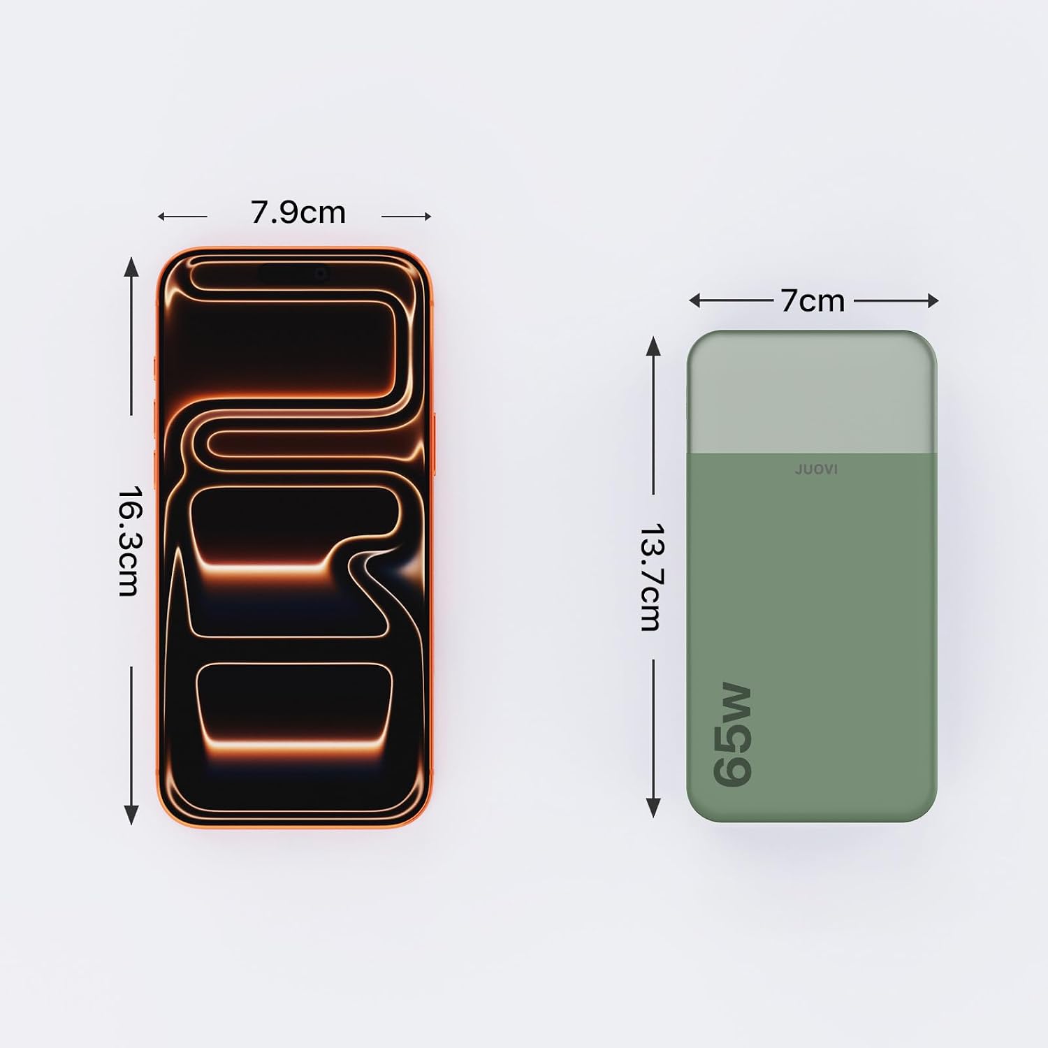Thumbnail 6 de JUOVI 65W Power Bank Fast Charging (20000mAh) – 65W laptop charger with USB‑C & USB‑A ports