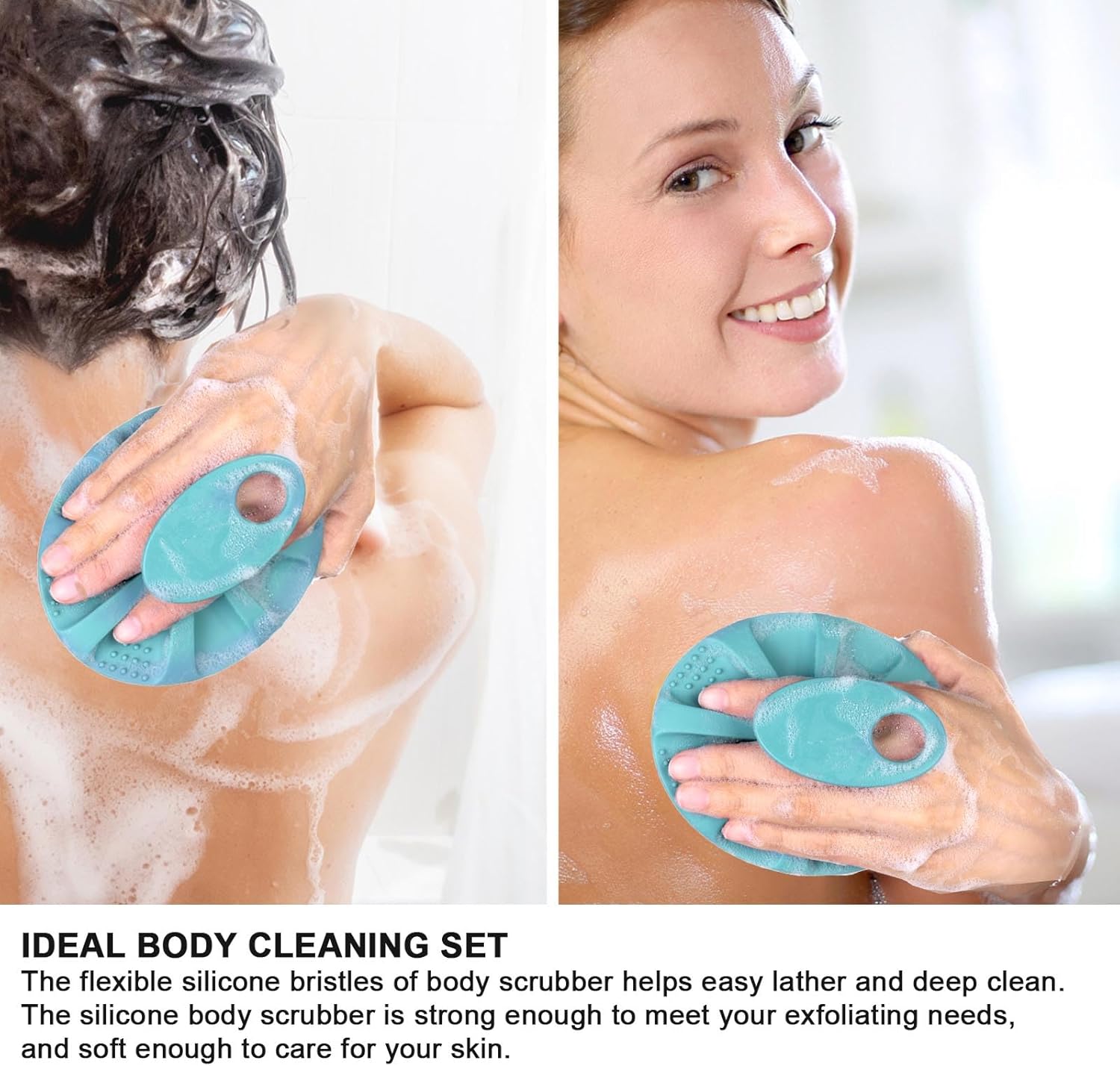 Thumbnail 2 de INNERNEED Soft Silicone Body Cleansing Brush Dark Green
