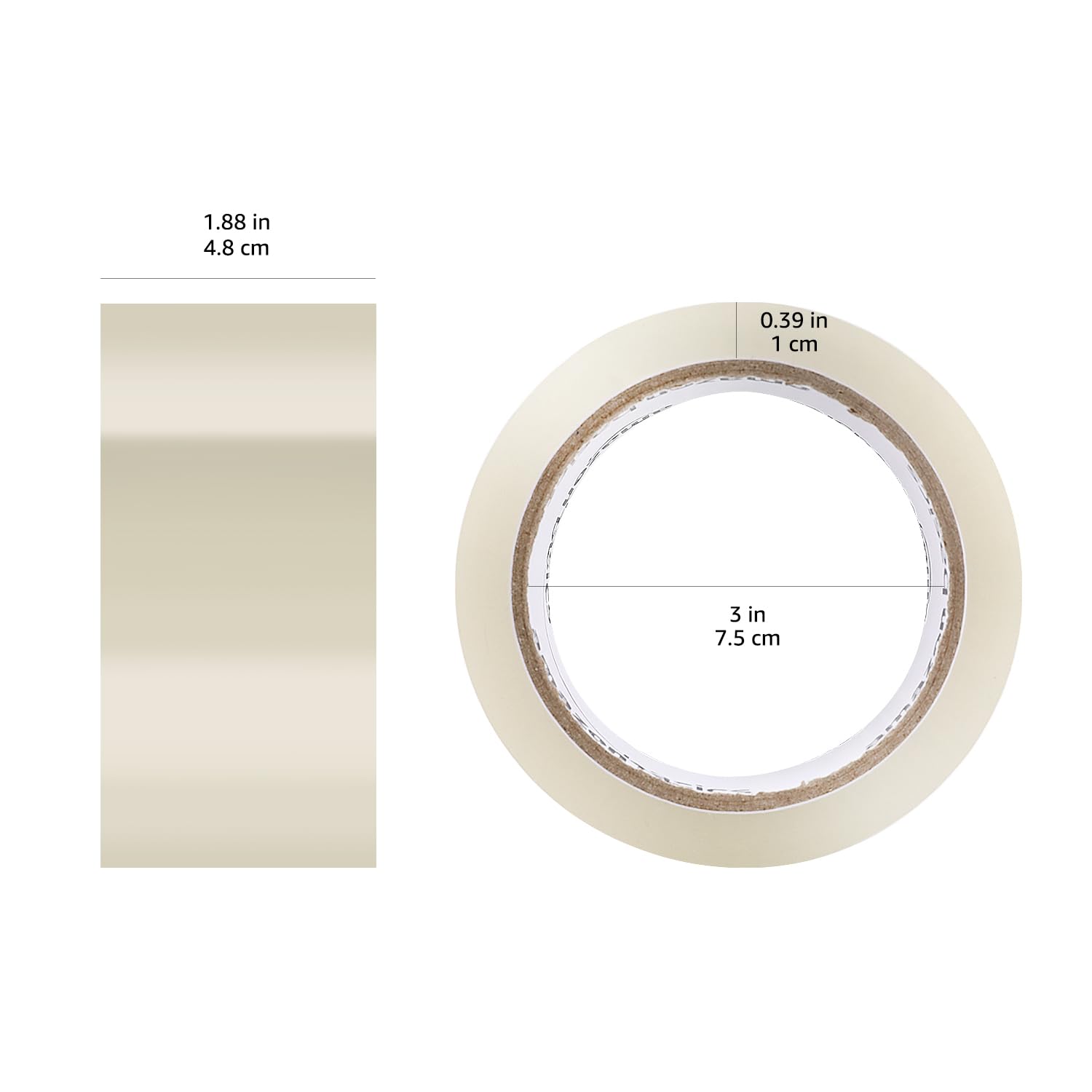 Thumbnail 4 de Amazon Basics Paketband 12 Rollen 48 mm x 66 m, transparent – stark klebend und zuverlässig