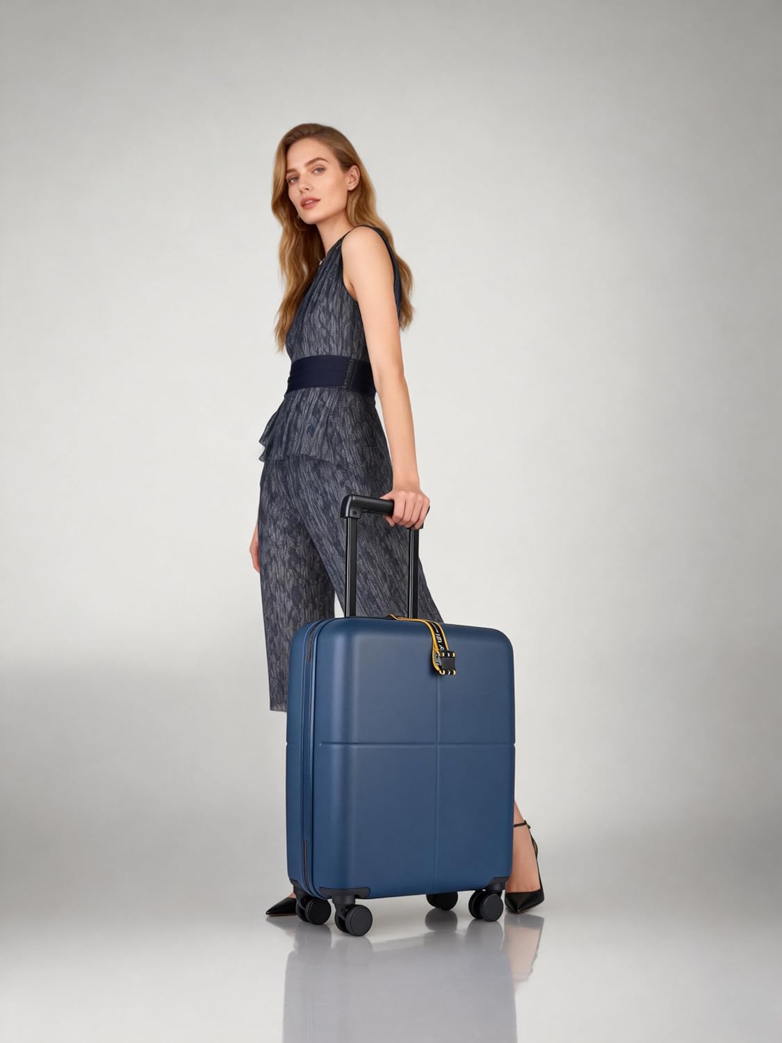 Thumbnail 1 de JLY Small Cabin Suitcase: Lightweight Polycarbonate Carry-On with TSA Lock