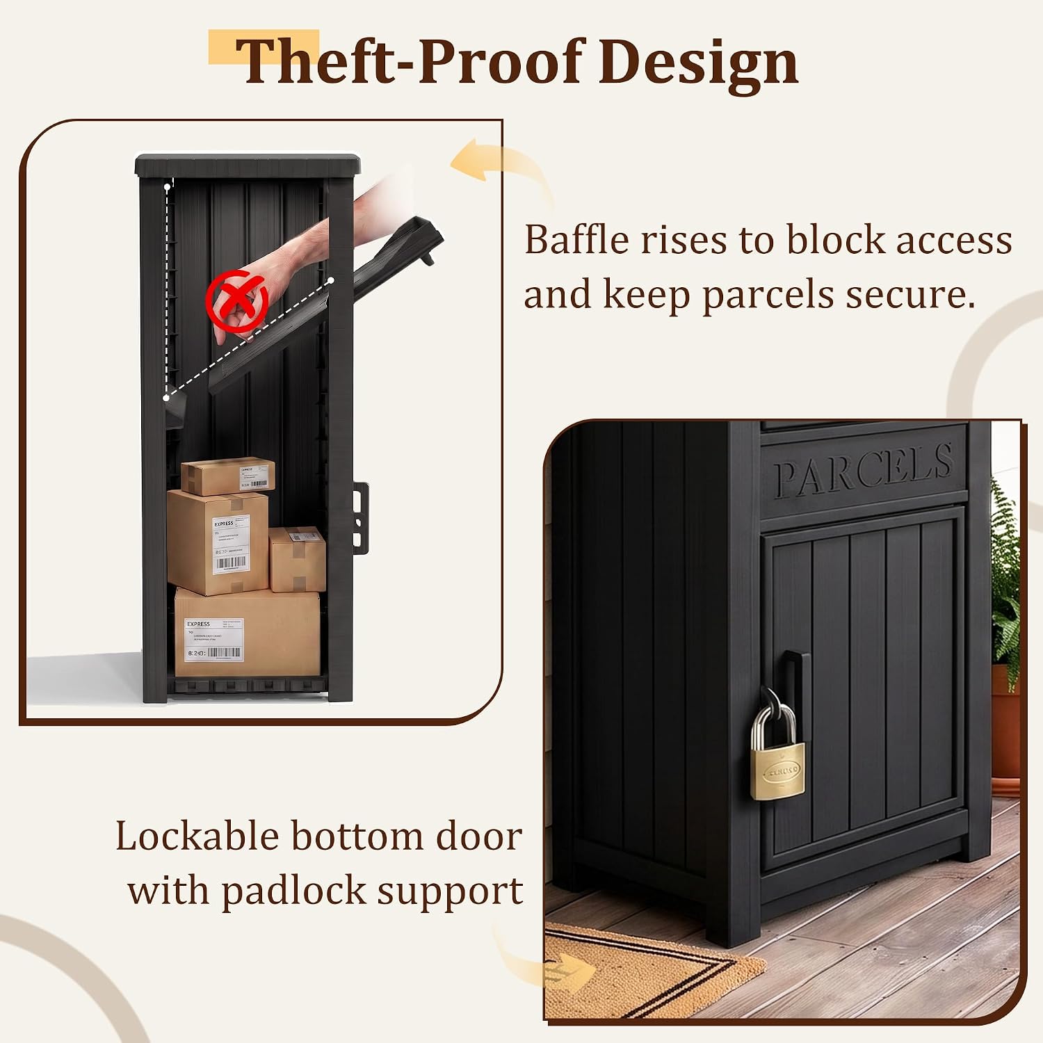 Thumbnail 4 de ATMELT Outdoor Package Delivery Box 120-Gallon