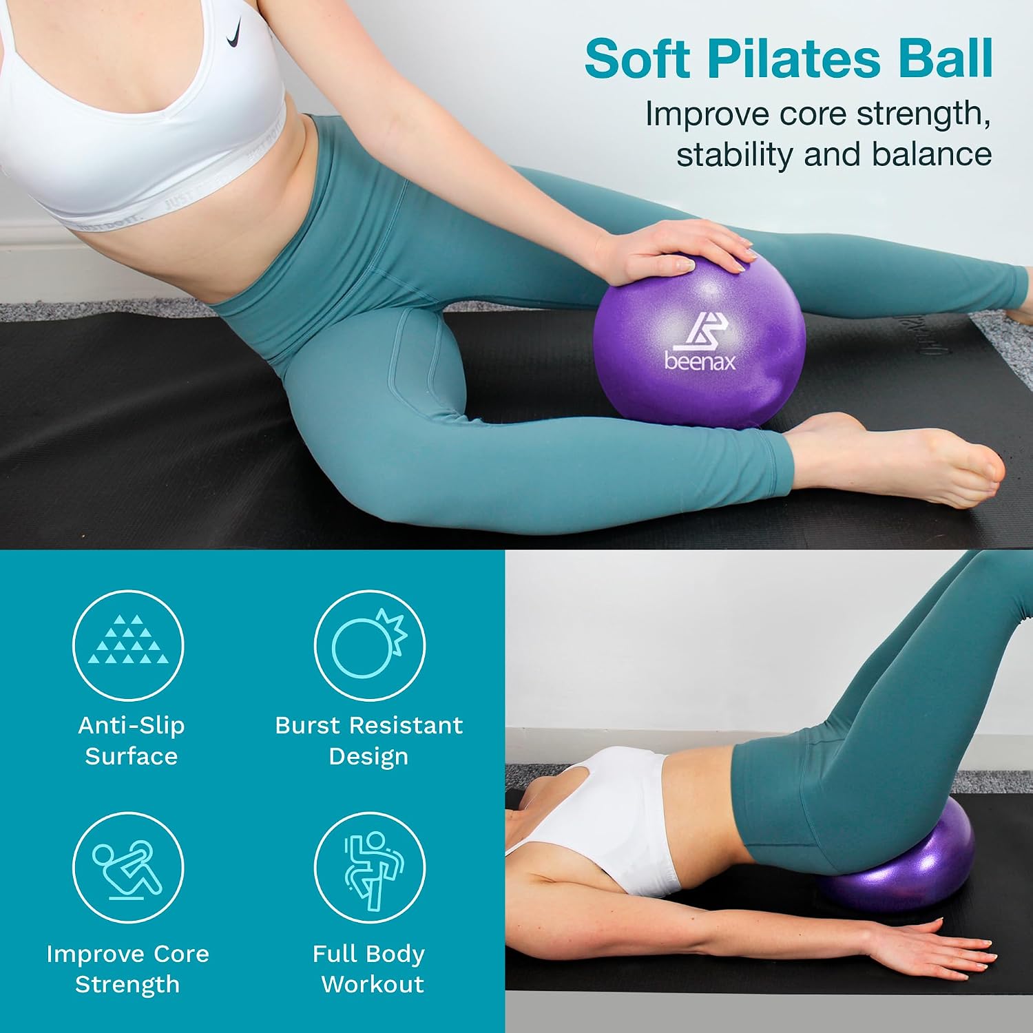 Thumbnail 2 de Beenax Pilates Ring Set 12 inch