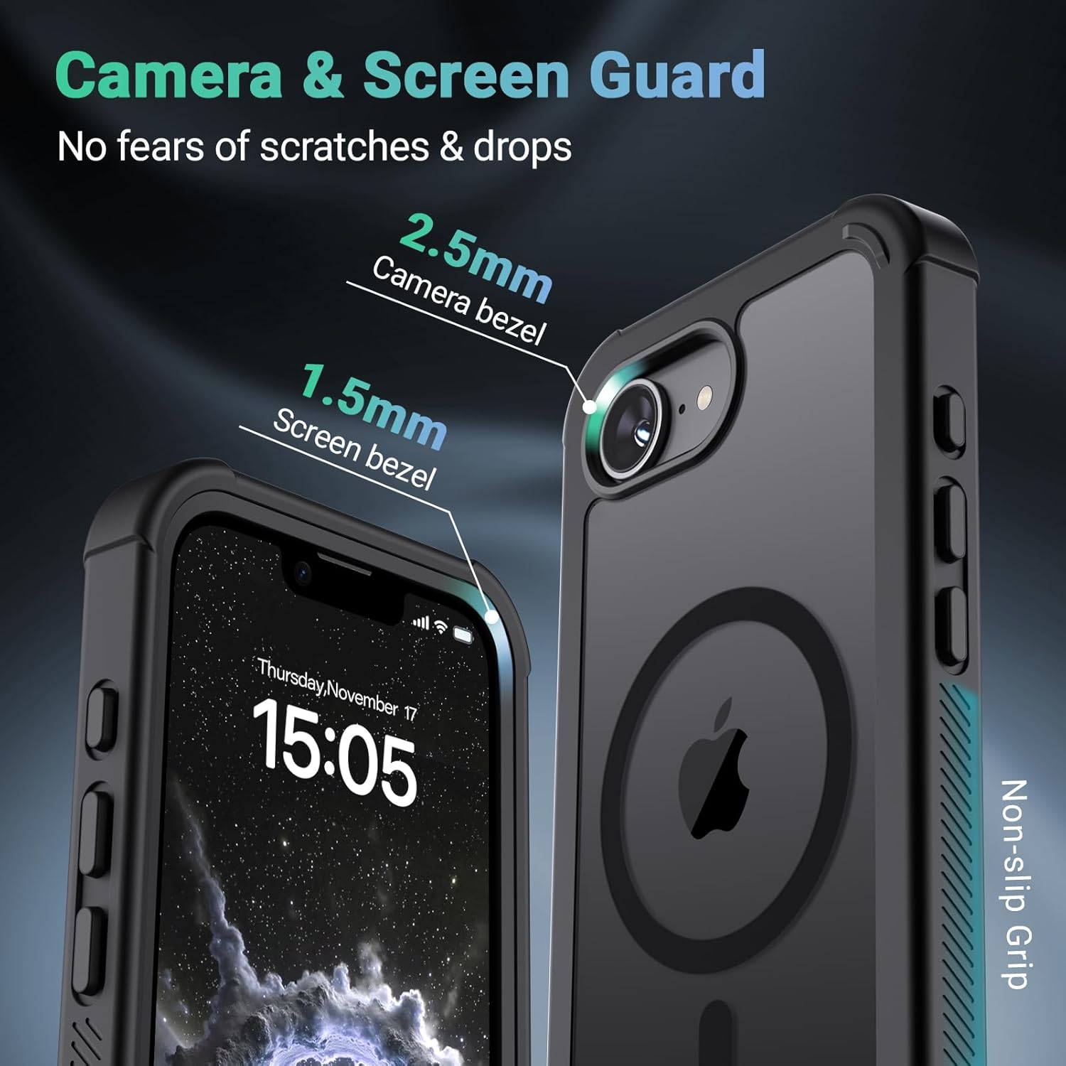 Thumbnail 5 de jaroco Magnetic for iPhone 17e & 16e Case — 6.1'' Heavy-Duty MagSafe Protection