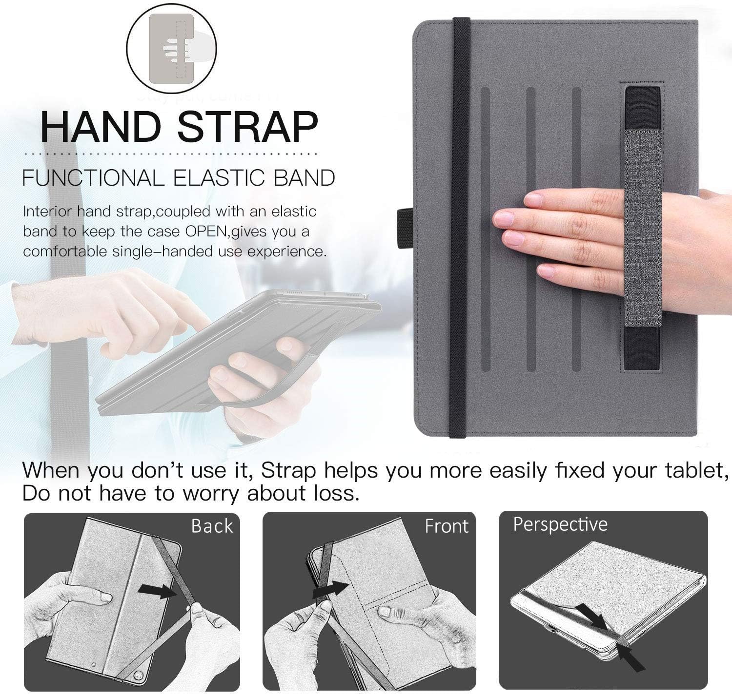 Thumbnail 6 de ZtotopCases iPad 10.2-inch 2021 leather folio case