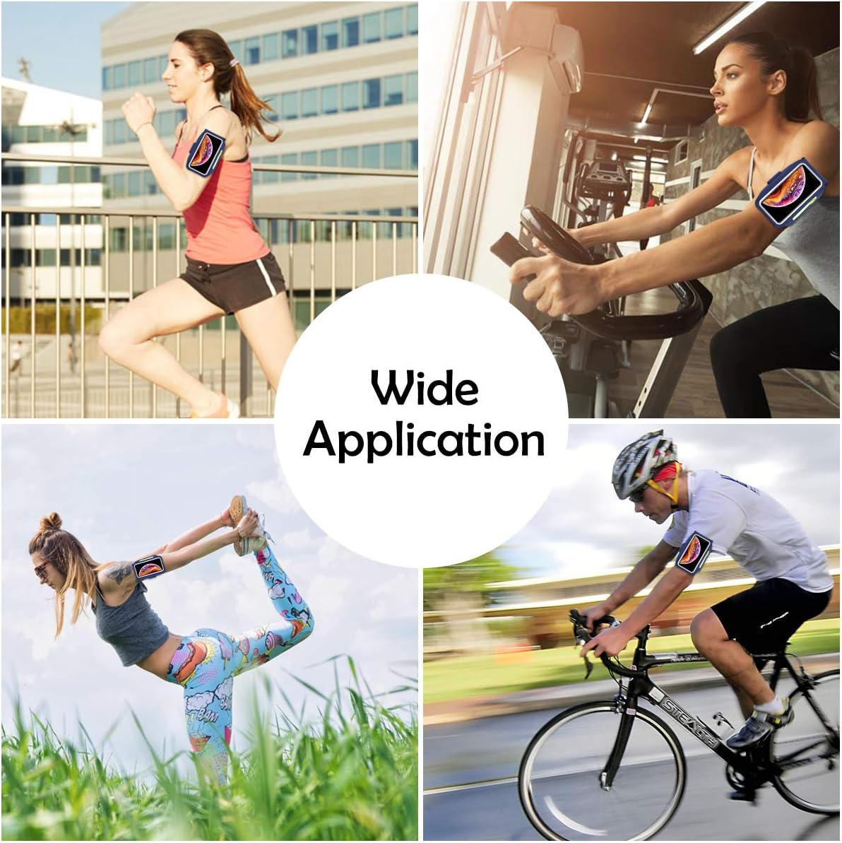 Detalle 2 de Guzack Sportarmband: Universal Jogging-Armband für iPhone & Co. bis 6,9 Zoll