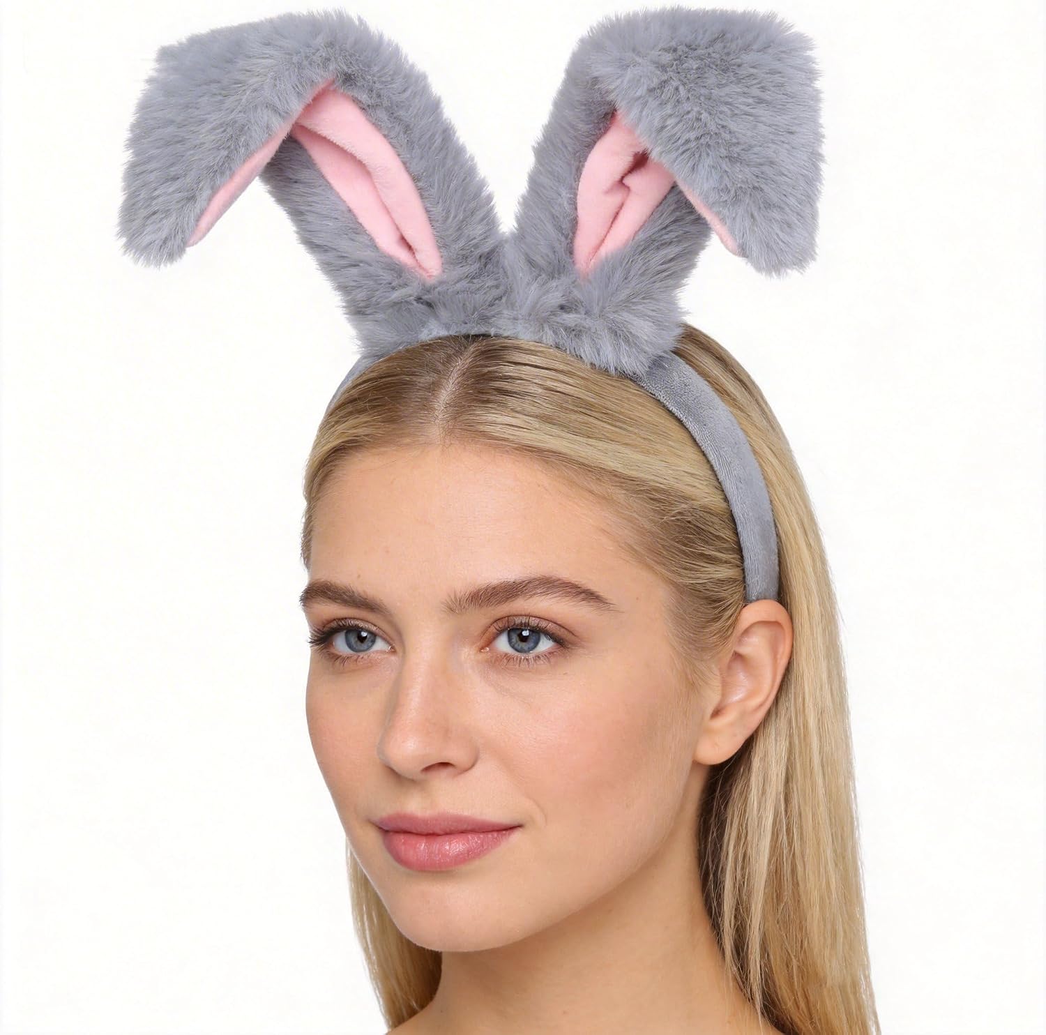 Detalle 2 de CaeyBrye Bunny Ears Headband Set Gray
