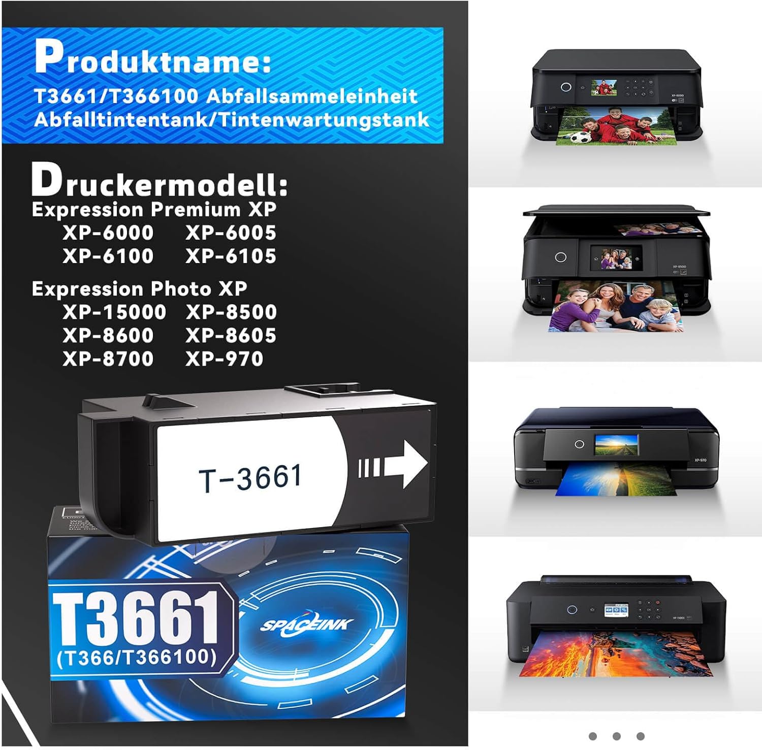Thumbnail 1 de Spaceink T3661 Wartungsbox für Epson