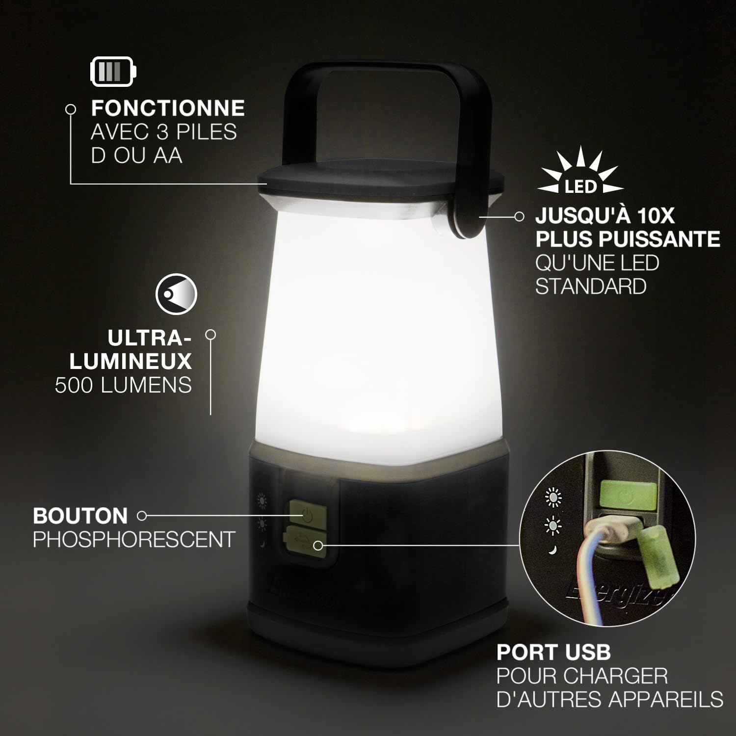 Thumbnail 1 de Energizer Lampe Camping LED 360 PRO