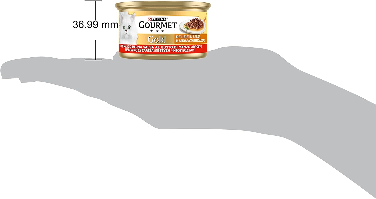 Detalle 2 de GOURMET Gold Delizie in Salsa 24 lattine 🐱