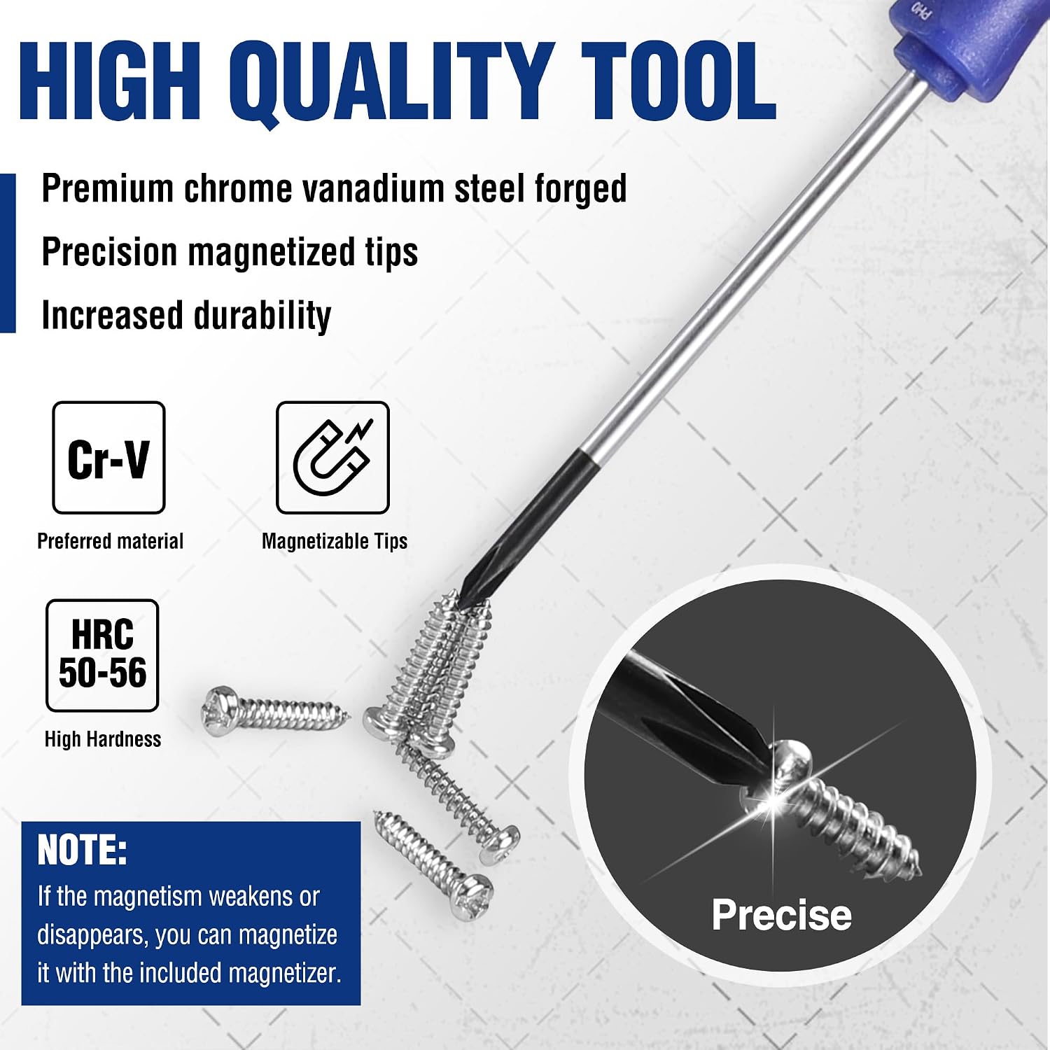Detalle de WORKPRO Precision Screwdriver Set 10-piece