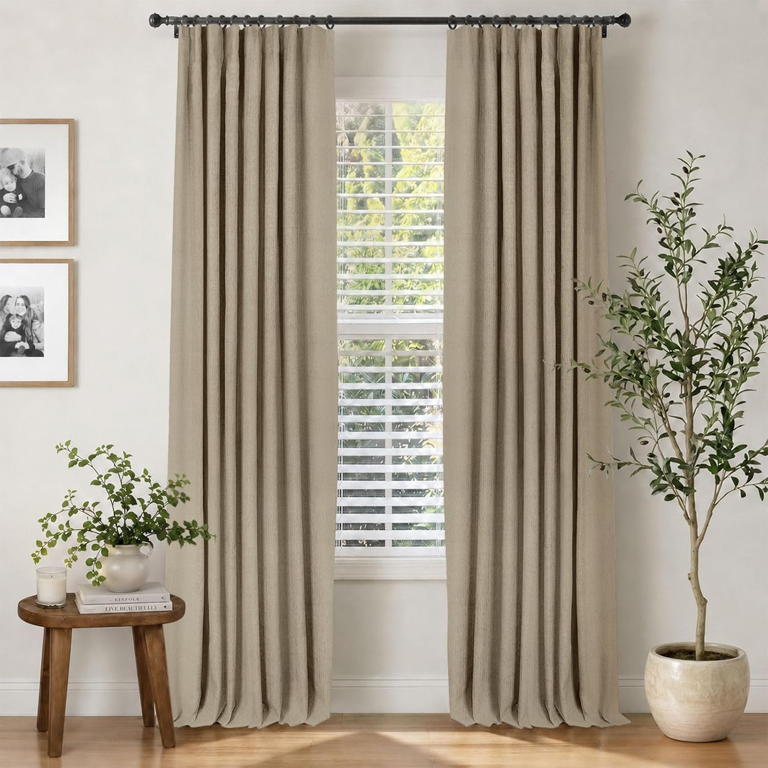 Detalle de INOVADAY Blackout Curtains, 84-Inch Length