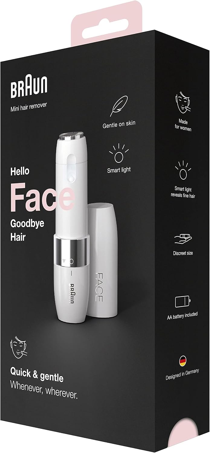 Thumbnail 6 de Braun Rasoir Visage Électrique Pour Femme Face Mini FS1000 Blanc — Doux, Rapide et Portable