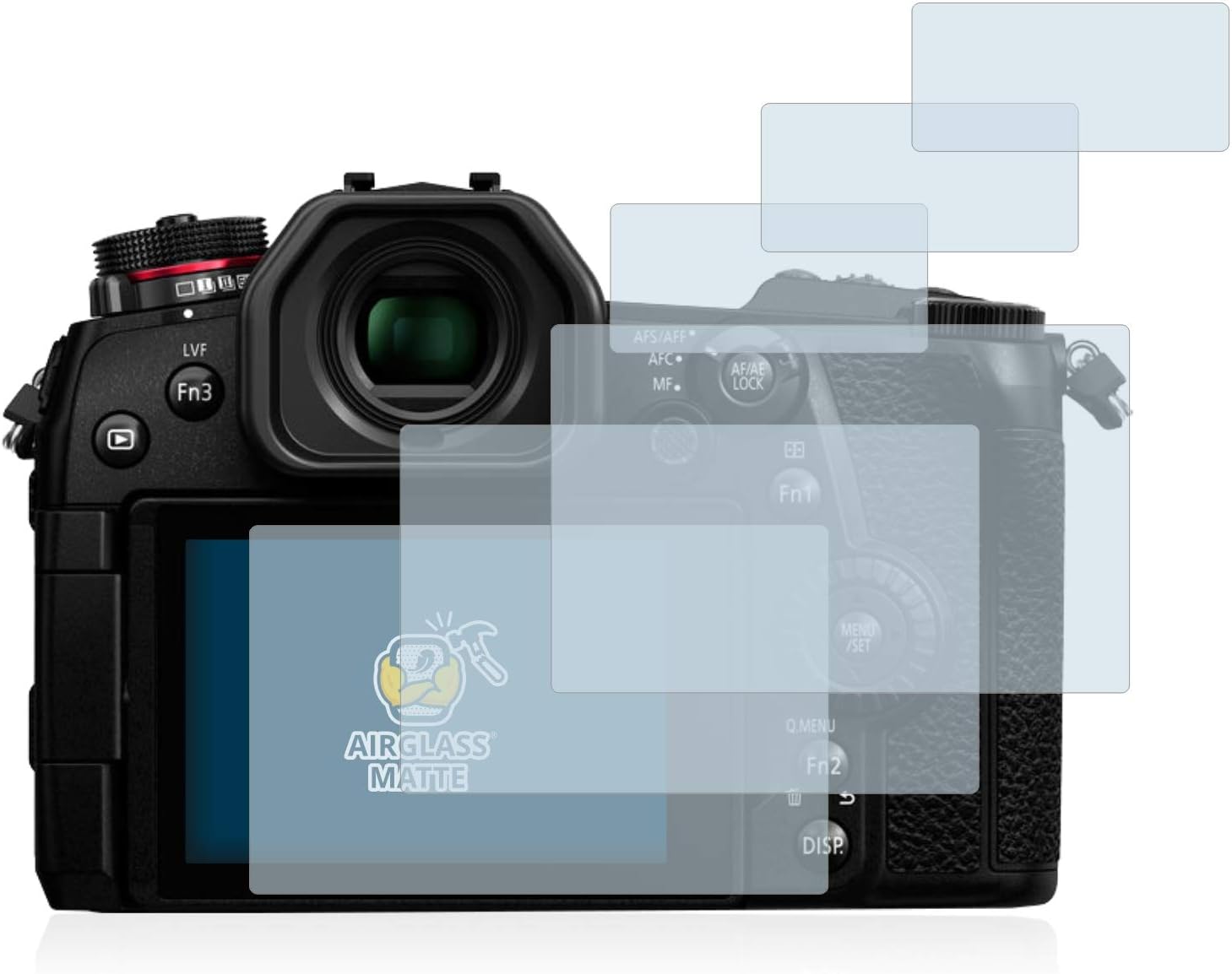 Detalle de BROTECT Entspiegelungs Schutzglas für Panasonic Lumix DC-G9 – 3er Pack, matt, 9H