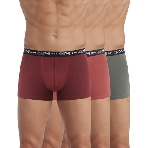 Detalle 2 de DIM Lot de 3 Boxers Homme en Coton Stretch Respirant – Maintien Optimal sans Étiquette