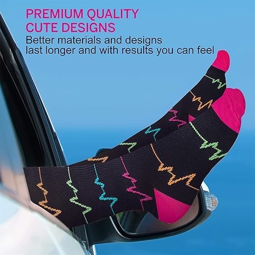 Thumbnail 2 de LEVSOX Compression Socks 20-30mmHg for Nurses