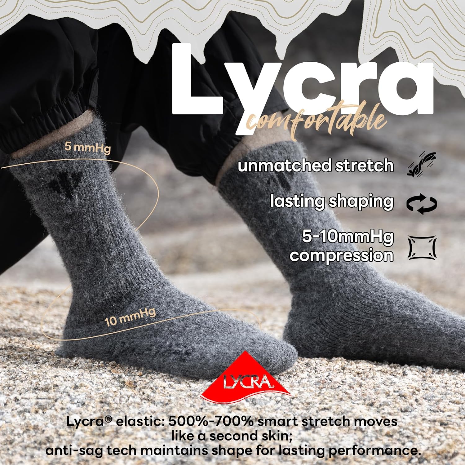 Detalle de Alpaca Socks, Heavyweight