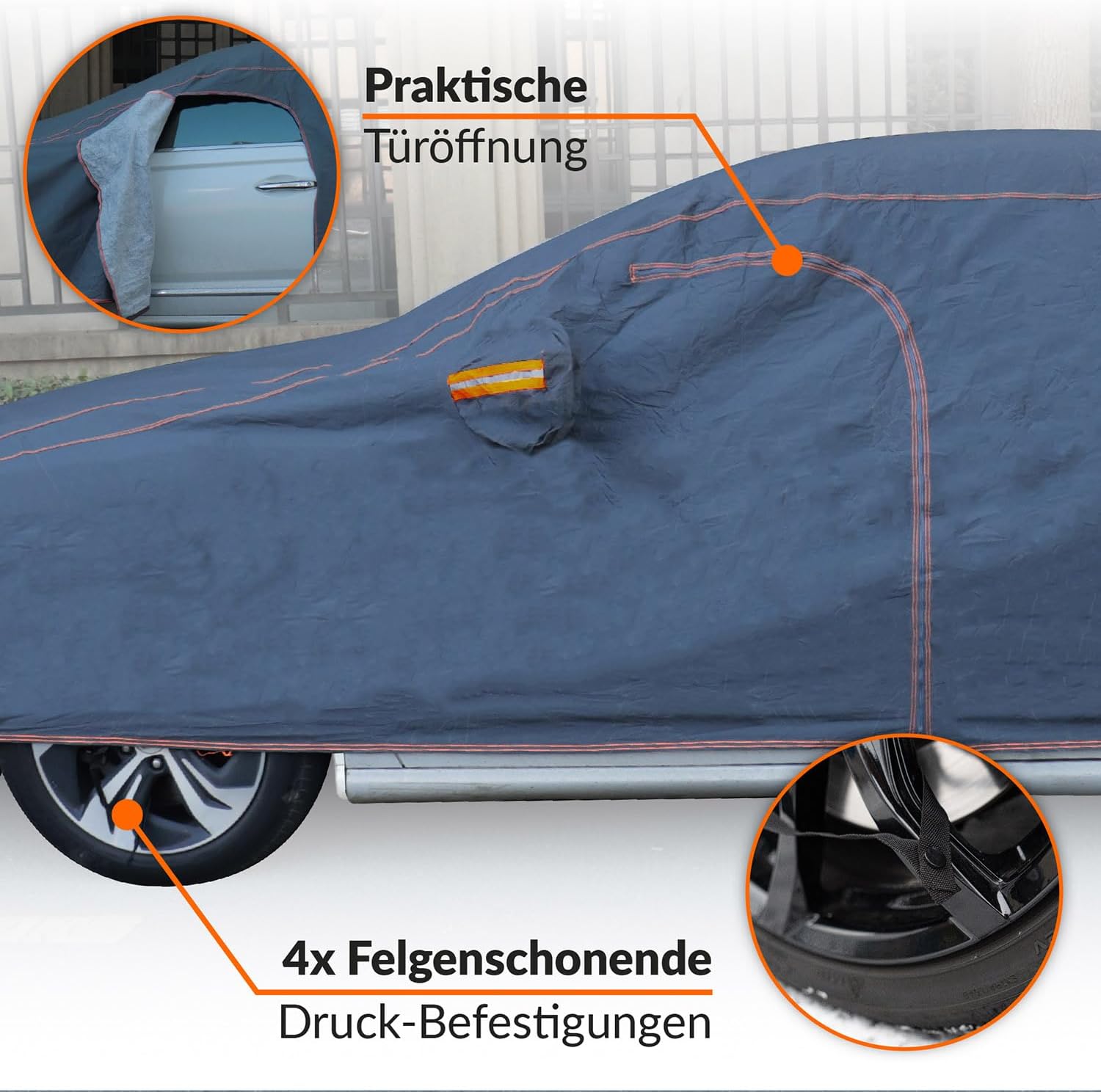 Detalle 1 de Upgrade4cars Autoabdeckung Outdoor Vollgarage M