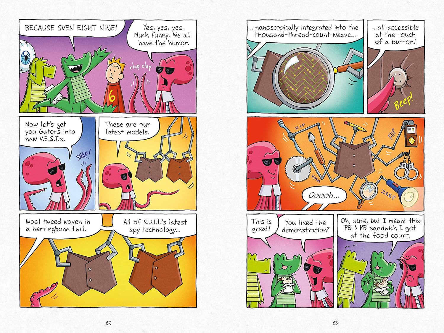 Thumbnail 4 de InvestiGators: A Laugh-Out-Loud Comic Book Adventure! stripboek, 208 pagina's