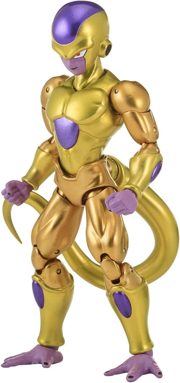 Detalle 2 de BANDAI Dragon Ball Super Dragon Stars Actionfigur Golden Freezer (17 cm) – gelenkige Sammelfigur mit Zubehör